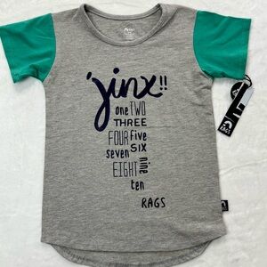New Rags‎ to Raches Kids Classic Jinx Graphic Tee - size 3/4